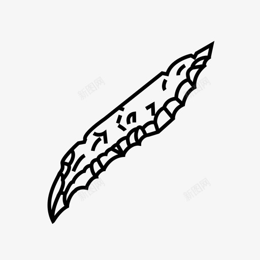石器时代的刀箭工具图标svg_新图网 https://ixintu.com 工具 石器时代的刀 箭
