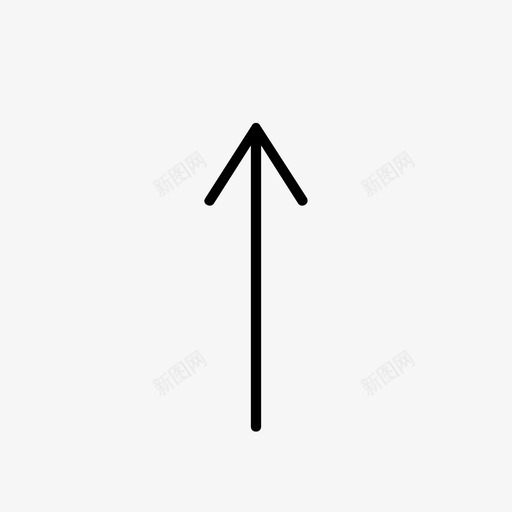 箭头增长增加图标svg_新图网 https://ixintu.com 向上 增加 增长 指向 箭头
