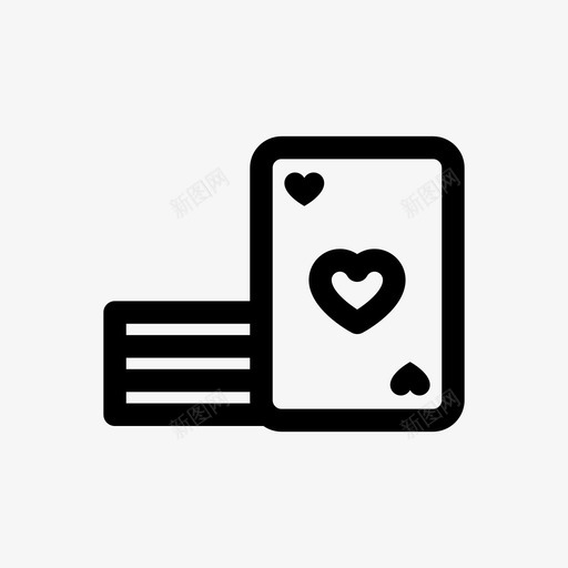 纸牌游戏赌场俱乐部图标svg_新图网 https://ixintu.com 体育游戏 俱乐部 纸牌游戏 赌场