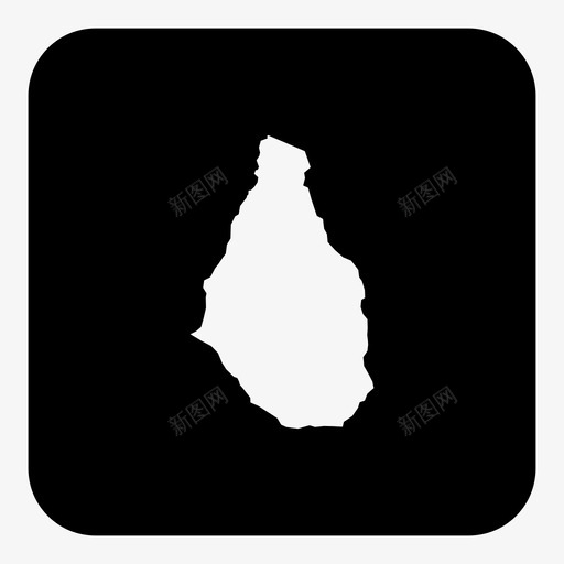 蒙特塞拉特国家岛屿图标svg_新图网 https://ixintu.com 世界地图广场 位置 国家 地图 岛屿 蒙特塞拉特