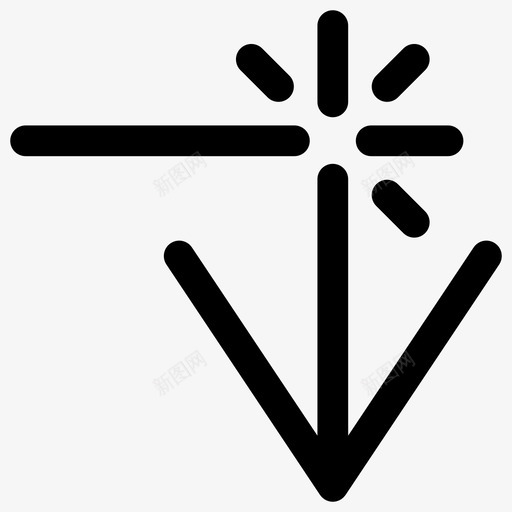 反冲箭弹跳图标svg_新图网 https://ixintu.com 反冲 反弹 在哪里 弹跳 箭