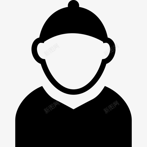 中国男性阿凡达形象人物侧面形象图标svg_新图网 https://ixintu.com 中国男性阿凡达形象 人物 侧面形象