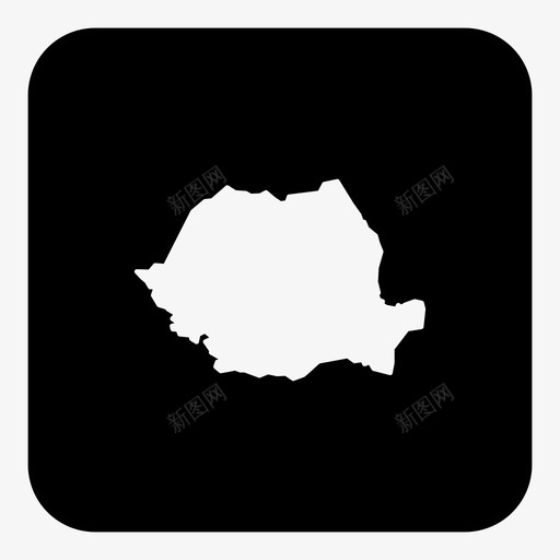 罗马尼亚国家位置图标svg_新图网 https://ixintu.com 世界地图广场 位置 国家 地图 罗马尼亚 罗马尼亚语