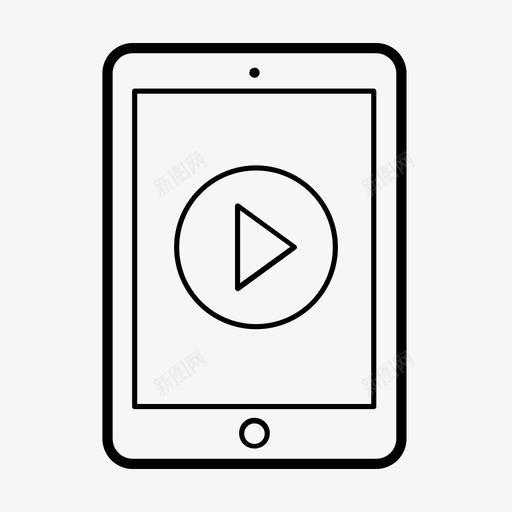 电子邮件数字屏幕电子设备图标svg_新图网 https://ixintu.com ipad 平板电脑 数字屏幕 电子设备 电子邮件 视频