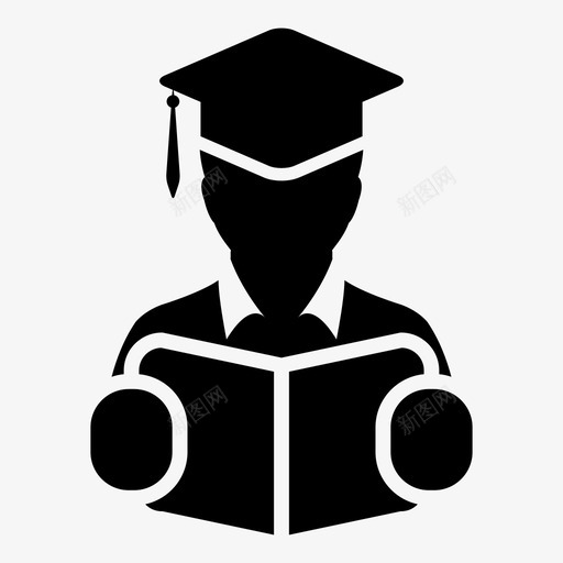 学生会议学位图标svg_新图网 https://ixintu.com 人 会议 学位 学术 学校 学生 学生字形图标 教育 毕业