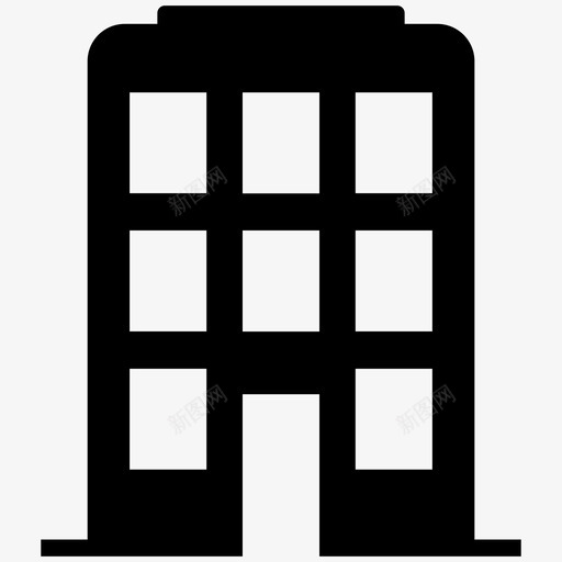 大楼公司办公室图标svg_新图网 https://ixintu.com 公司 办公室 大楼 工作场所