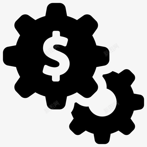 性能商业齿轮齿轮图标svg_新图网 https://ixintu.com 商业营销第18卷 商业齿轮 性能 支付选择 货币 齿轮