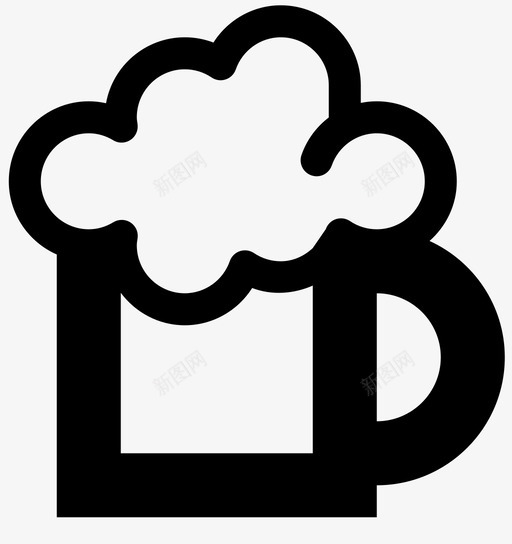 啤酒苹果酒饮料图标svg_新图网 https://ixintu.com 品脱 啤酒 苹果酒 食品和饮料收藏 饮料
