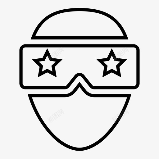 虚拟现实三维眼镜图标svg_新图网 https://ixintu.com 三维 可视化 护目镜 眼镜 虚拟现实 虚拟现实眼镜可视化