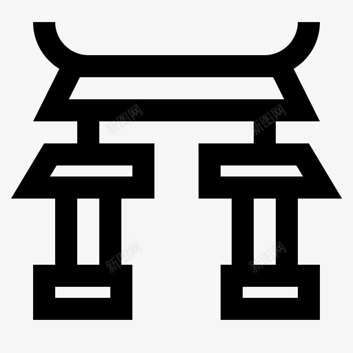 唐人街中国圣弗兰图标svg_新图网 https://ixintu.com 中国 唐人街 圣弗兰 旧金山 旧金山城