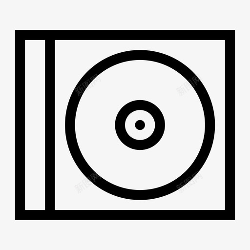 光碟珠宝盒音乐图标svg_新图网 https://ixintu.com 光碟 珠宝盒 超人影音俱乐部 音乐
