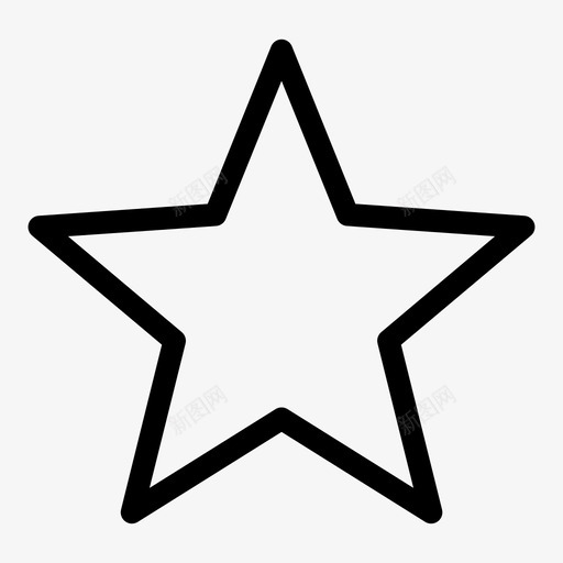 星级最爱费率图标svg_新图网 https://ixintu.com 星级 最爱 费率