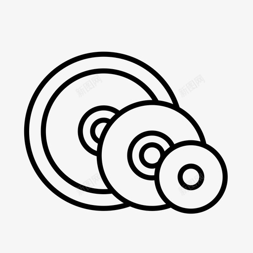 举重杠铃健身房图标svg_新图网 https://ixintu.com 举重 健身 健身房 杠铃 棒 煎饼 运动