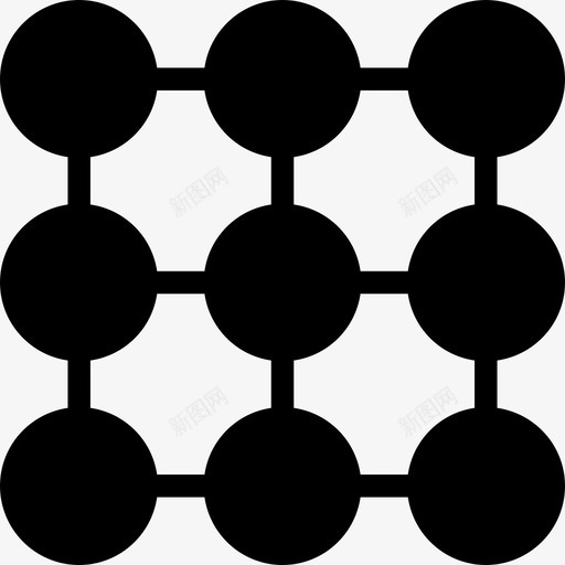 按钮链接圆点图标svg_新图网 https://ixintu.com 圆 按钮链接 接口 点 连接 键 键盘