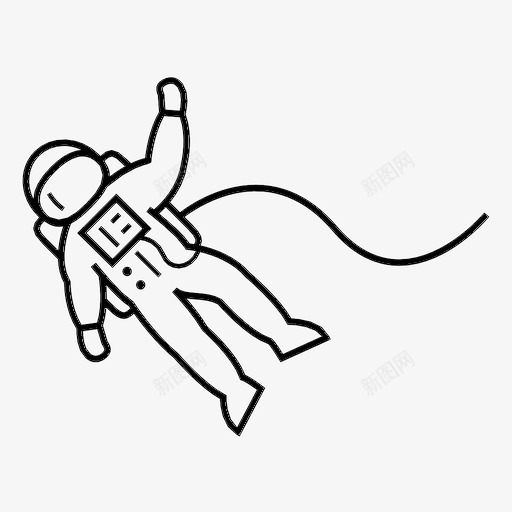 太空行走宇航员地心引力图标svg_新图网 https://ixintu.com 地心引力 太空服 太空行走 宇航员