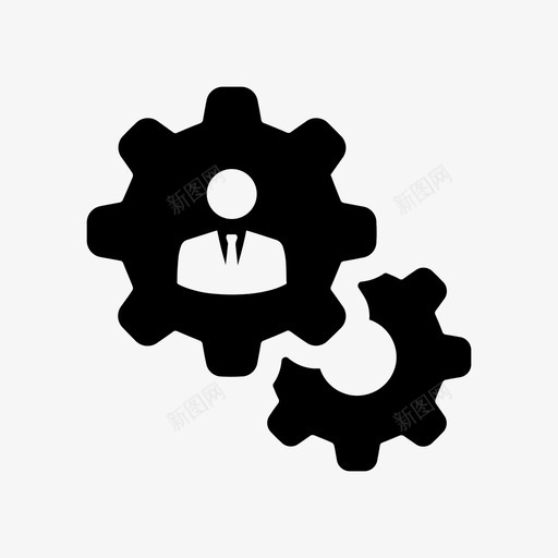 业务管理经理运营图标svg_新图网 https://ixintu.com 业务管理 业务管理第1卷 团队 经理 运营