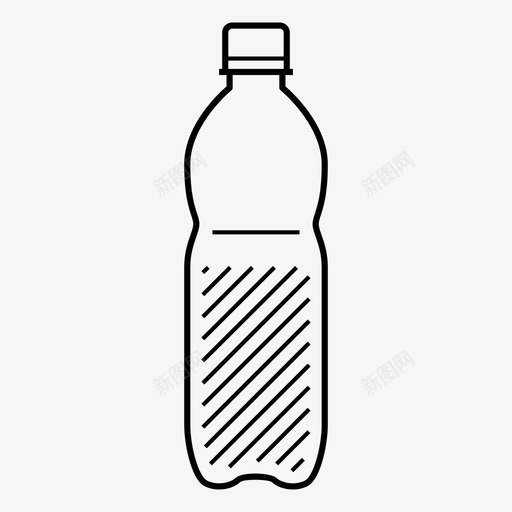 塑料瓶500毫升水合图标svg_新图网 https://ixintu.com 500毫升 塑料瓶 水 水合 水容器 液体