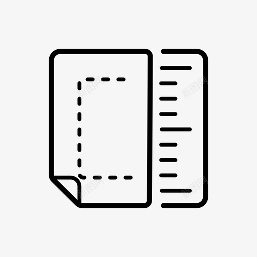 测量图表尺寸图标svg_新图网 https://ixintu.com 单位 图表 尺寸 比例 测量 艺术板