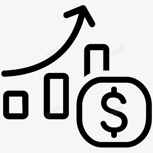 条形图财务增长利润图标svg_新图网 https://ixintu.com 利润 报告 条形图 概述财务和货币 财务增长 趋势