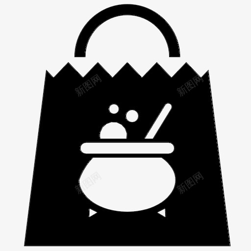 万圣节包糖果儿童图标svg_新图网 https://ixintu.com 万圣节包 不给糖就捣蛋 乐趣 儿童 糖果 聚会