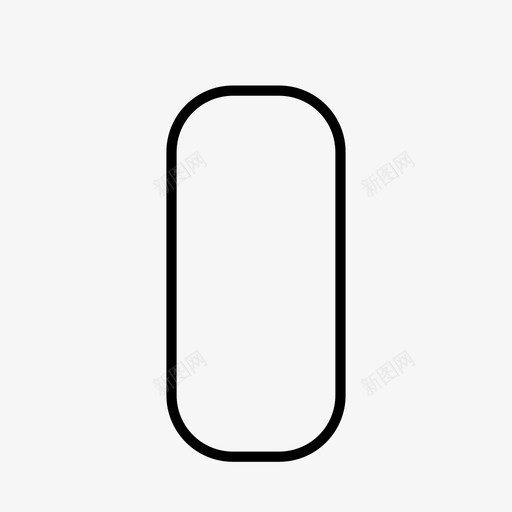 体育场几何体矩形图标svg_新图网 https://ixintu.com 体育场 几何体 圆角矩形 形状 矩形