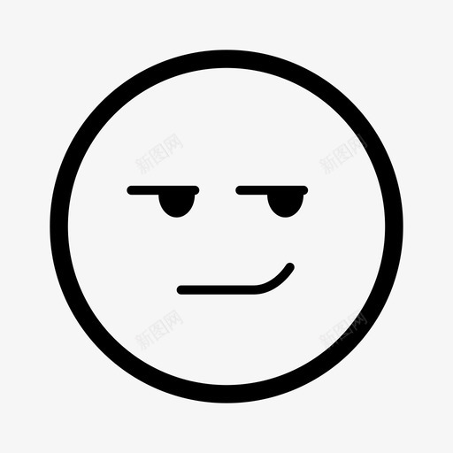 骄傲表情情绪图标svg_新图网 https://ixintu.com 情绪 笑脸 表情 骄傲