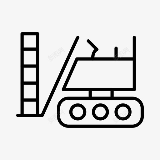 装载机货物建筑图标svg_新图网 https://ixintu.com 建筑 挖掘机 施工车辆 装载机 货物 车辆 运输