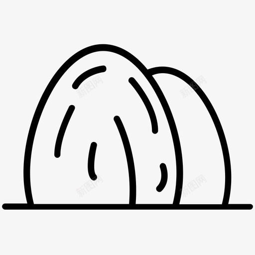稻草农场干草图标svg_新图网 https://ixintu.com 农场 干草 干草堆 稻草 美味农场 草地
