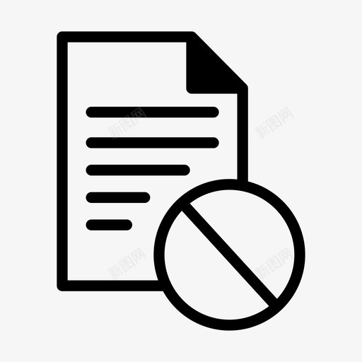 禁用文档文档复制文档失败图标svg_新图网 https://ixintu.com 文件无法复制 文档复制 文档失败 条款错误 禁用文档