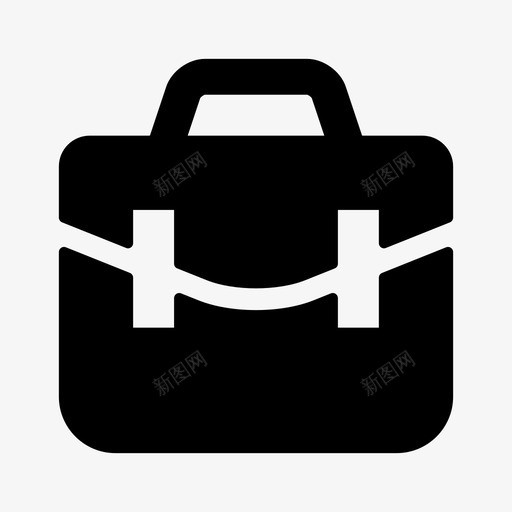 箱子袋子公文包图标svg_新图网 https://ixintu.com 公文包 手提箱 箱子 袋子