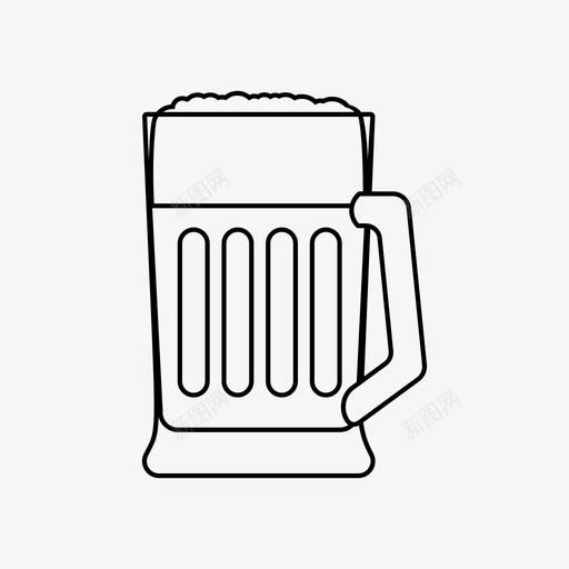 啤酒杯饮料清淡图标svg_新图网 https://ixintu.com 啤酒杯 清淡 皮尔斯纳 饮料 饮料套装