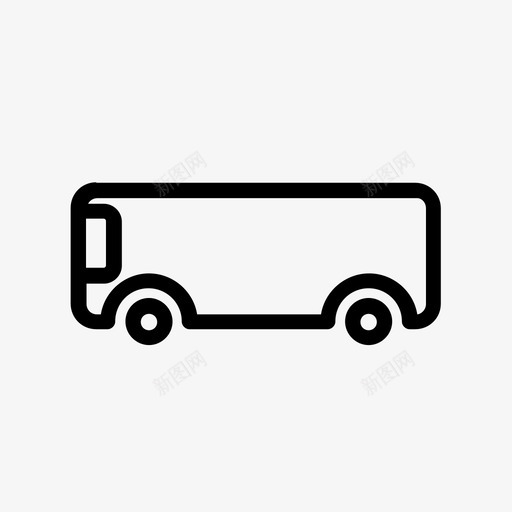 公共汽车公共交通旅游图标svg_新图网 https://ixintu.com 公共交通 公共汽车 旅游 通用电线图标包