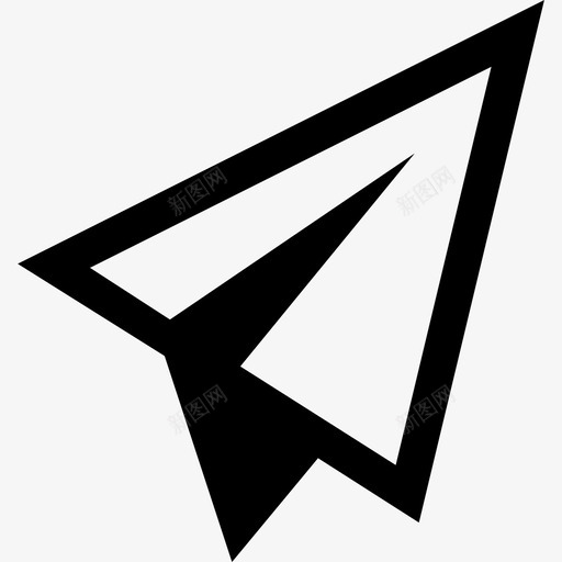 纸飞机符号运输网络图标svg_新图网 https://ixintu.com 纸飞机符号 网络 运输