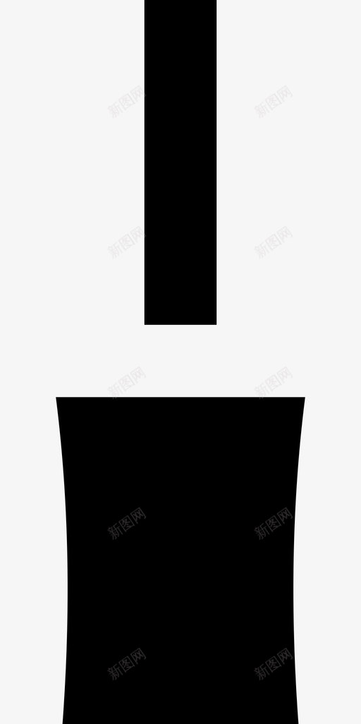 平头螺丝刀手用长柄图标svg_新图网 https://ixintu.com 工具 平头螺丝刀 手用 手用工具固体收集 长柄