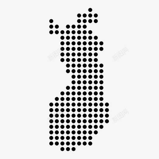 芬兰国家芬兰语图标svg_新图网 https://ixintu.com 世界地图点 位置 国家 地图 芬兰 芬兰语