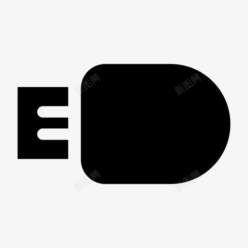 pendrive闪存存储器图标svg_新图网 https://ixintu.com pendrive usb 多媒体 存储器 记忆棒 闪存