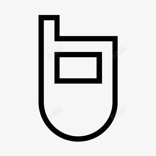 翻盖电话手机翻盖式图标svg_新图网 https://ixintu.com fa薄型 手机 翻盖式 翻盖电话