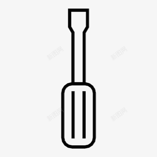 螺丝刀机械工具图标svg_新图网 https://ixintu.com 工具 机械 螺丝刀