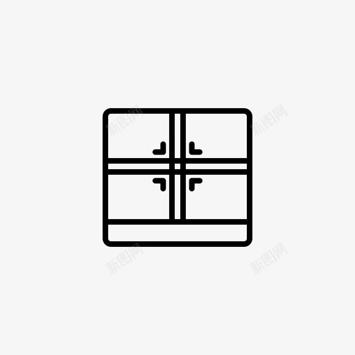 礼物盒子庆祝图标svg_新图网 https://ixintu.com 圣诞图标 圣诞节 庆祝 盒子 礼品盒 礼物
