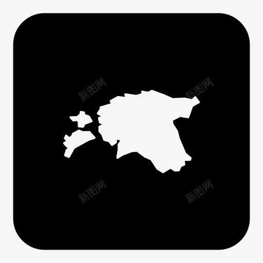 爱沙尼亚国家位置图标svg_新图网 https://ixintu.com 世界地图广场 位置 国家 地图 爱沙尼亚