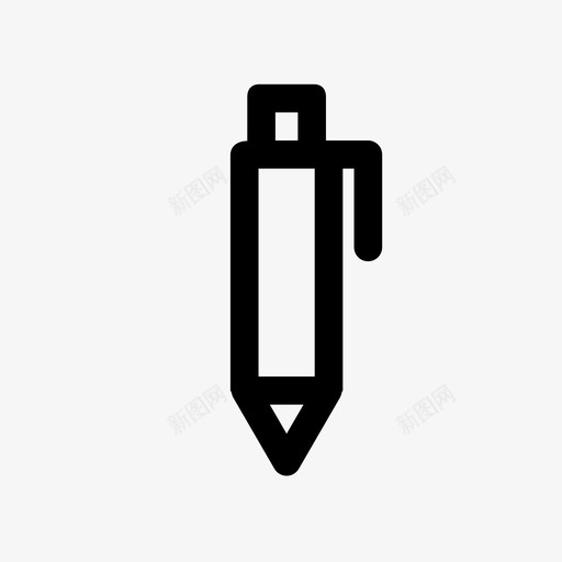 钢笔添加便条文件图标svg_新图网 https://ixintu.com 写作技巧 学校 文件 添加便条 简单 钢笔