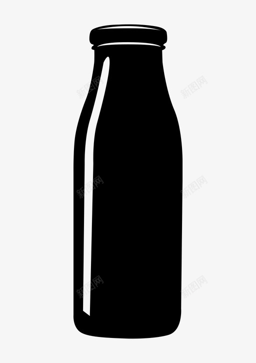 奶瓶饮料玻璃杯图标svg_新图网 https://ixintu.com 奶瓶 玻璃杯 饮料