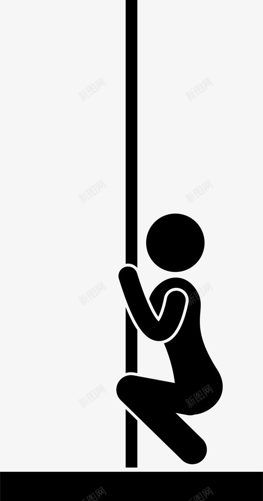 钢管舞性感女孩图标svg_新图网 https://ixintu.com 女人 女孩 性感 性感钢管舞 钢管舞