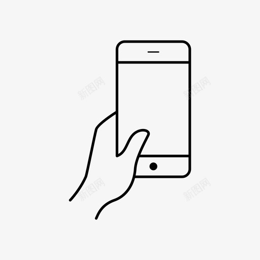 手持智能手机设备手势图标svg_新图网 https://ixintu.com 屏幕 手势 手持智能手机 触摸 设备