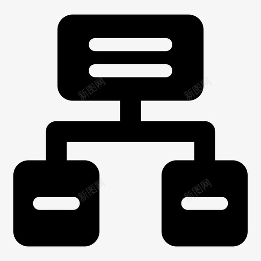 线框层次结构移动线框图标svg_新图网 https://ixintu.com 商业营销卷14 层次结构 移动线框 线框 线框设计 网站地图