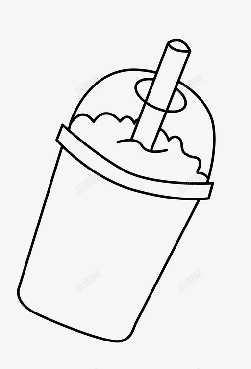 冰沙冰淇淋果汁图标