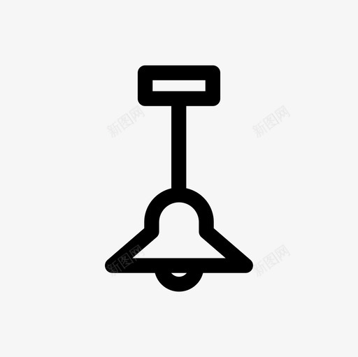 灯家具照明图标svg_新图网 https://ixintu.com 家具 家具轮廓图标集 灯 照明 现代灯