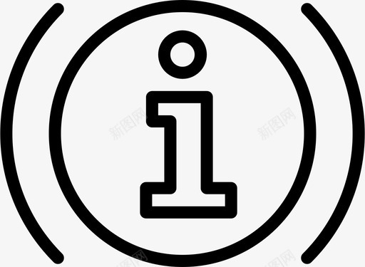 信息指示器汽车零件图标svg_新图网 https://ixintu.com smashicons汽车零件轮廓 信息指示器 汽车 车辆 零件