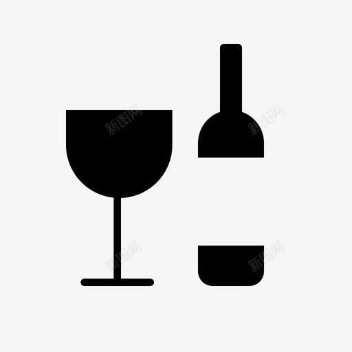 葡萄酒酒精饮料图标svg_新图网 https://ixintu.com 瓶装葡萄酒 葡萄酒 酒精 食品饮料 饮料