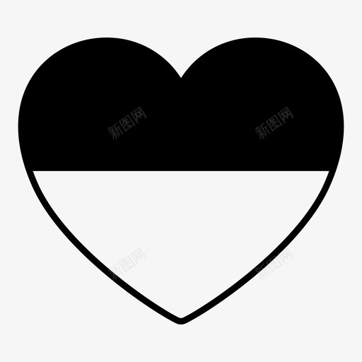 印度尼西亚国家旗帜图标svg_新图网 https://ixintu.com 印度尼西亚 国家 旗帜 旗帜之心 旗帜之心1 爱